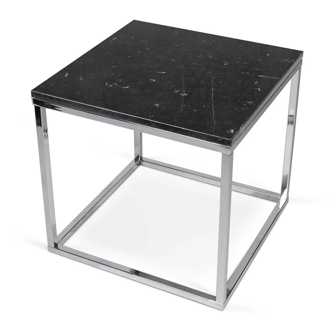 Table D'appoint Prairie - Marbre Noir/chrome 3 Table D'appoint Prairie - Marbre Noir/chrome – Image 3