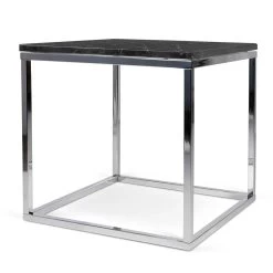 Table D'appoint Prairie - Marbre Noir/chrome 8 Table D'appoint Prairie - Marbre Noir/chrome -Meubles Tables Et Chaises Shop 9500.625022 Prairie50 black marble Top chrome legs 4 884a