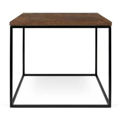 Table D'appoint Gleam 50x50 - Rouille/acier -Meubles Tables Et Chaises Shop 9500.626586 Gleam 50 rusty black legs 1 78a8
