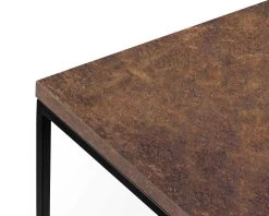 Table D'appoint Gleam 50x50 - Rouille/acier -Meubles Tables Et Chaises Shop 9500.626586 Gleam 50 rusty black legs 3 15ef