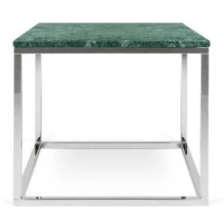 Table D'appoint Prairie - Marbre Vert/chrome -Meubles Tables Et Chaises Shop 9500.626715 Prairie 50 Marble Top green Chrome 1 304f