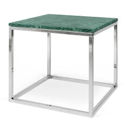 Table D'appoint Prairie - Marbre Vert/chrome -Meubles Tables Et Chaises Shop 9500.626715 Prairie 50 Marble Top green Chrome 2 d2b2