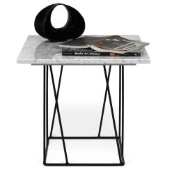 Table D'appoint Helix - Marbre Blanc -Meubles Tables Et Chaises Shop 9500.627316 helix 50 white marble black steel 3 fc32
