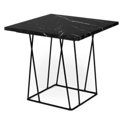 Table D'appoint Helix - Marbre Noir -Meubles Tables Et Chaises Shop 9500.627323 Helix 50 black marble black steel 2 0e01