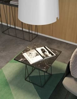 Table D'appoint Helix - Marbre Noir -Meubles Tables Et Chaises Shop 9500.627323 Helix 50 black marble black steel 7 a152