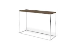 Table D'appoint Chams 120cm - Noyer/chrome -Meubles Tables Et Chaises Shop 9500.629488 Gleam Console Walnut and Chrome 2 ed95