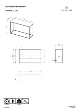 Table D'appoint Gleam 120cm - Marbre Blanc/chrome -Meubles Tables Et Chaises Shop 9500.629495 Gleam Console White Carrara and Chrome 6 b140