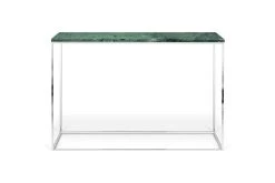 Table D'appoint Gleam 120cm - Marbre Vert/chrome 7 Table D'appoint Gleam 120cm - Marbre Vert/chrome -Meubles Tables Et Chaises Shop 9500.629518 Gleam Console Green Guatemala and Chrome 1 997c