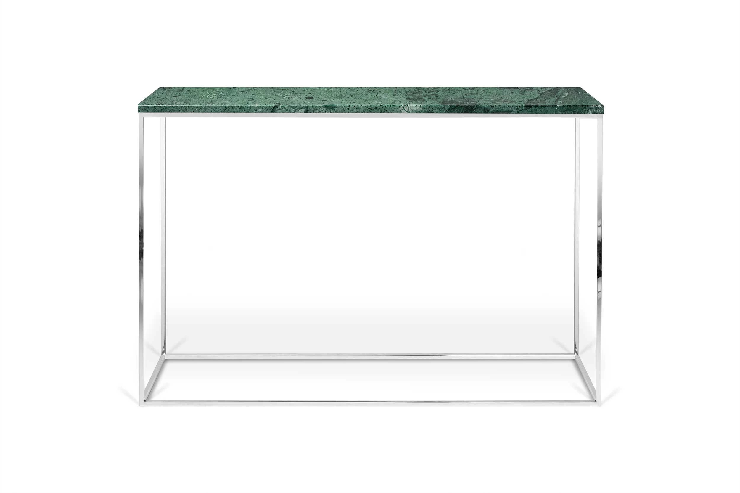 Table D'appoint Gleam 120cm - Marbre Vert/chrome 3 Table D'appoint Gleam 120cm - Marbre Vert/chrome – Image 3