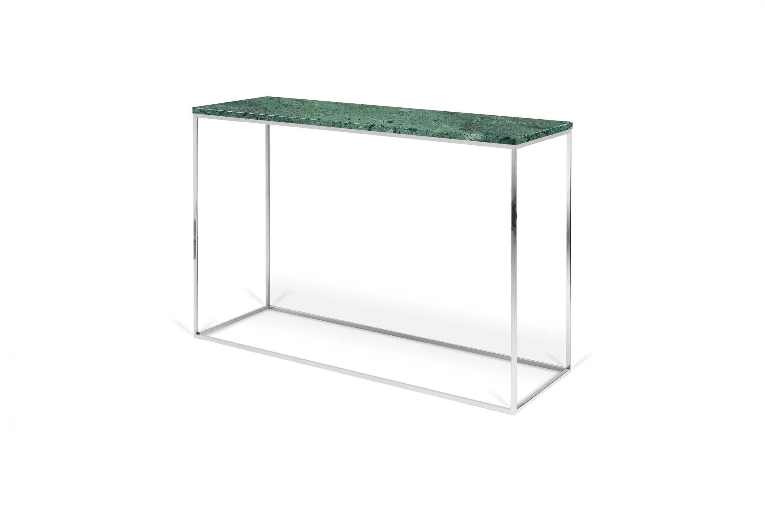 Table D'appoint Chams 120cm - Marbre Vert/chrome 4 Table D'appoint Chams 120cm - Marbre Vert/chrome – Image 4
