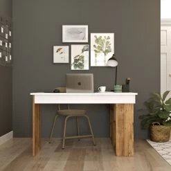 Bureau D'angle Sally - Pin/blanc 10 Bureau D'angle Sally - Pin/blanc -Meubles Tables Et Chaises Shop 956LCS1112 3 ef87