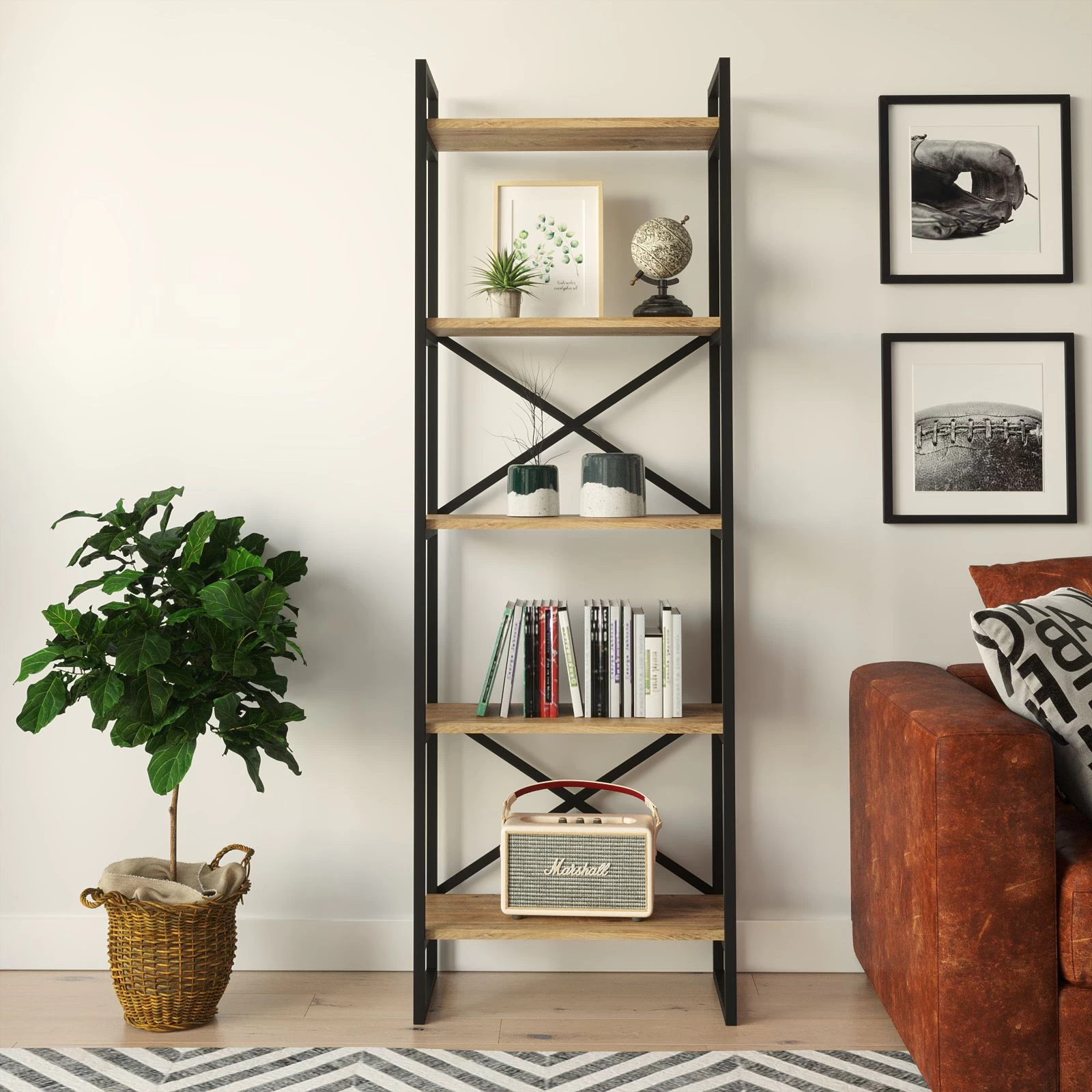 Bibliothèque Locelso" | Mélamine 18mm | Pin Atlantique 4 Bibliothèque Locelso" | Mélamine 18mm | Pin Atlantique – Image 4