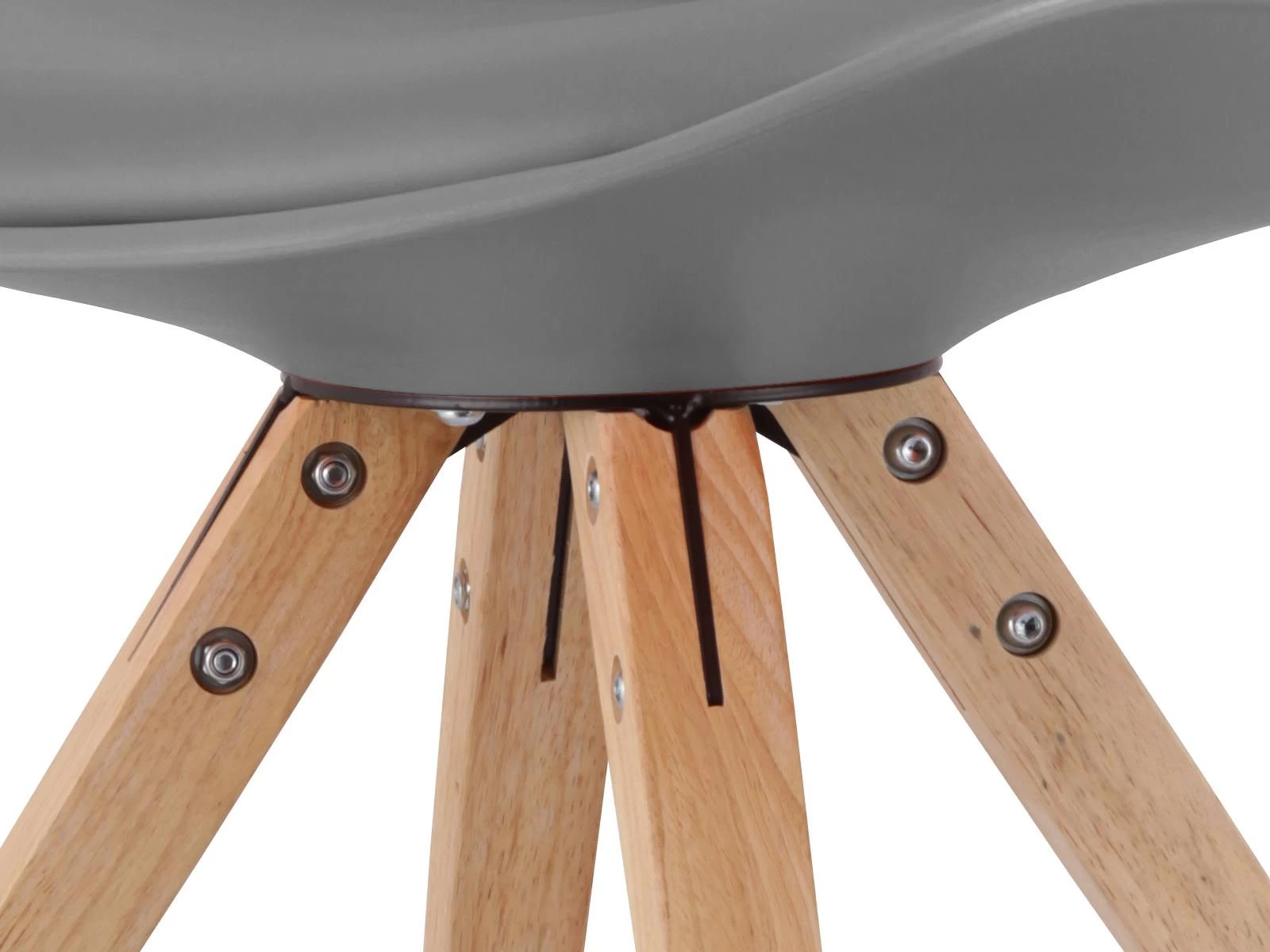 Chaise De Salle à Manger Lady - Gris 5 Chaise De Salle à Manger Lady - Gris – Image 5