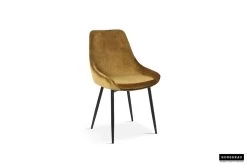 Chaise Mirano Métal/velours - Or -Meubles Tables Et Chaises Shop 9611 8 w1 8ab3