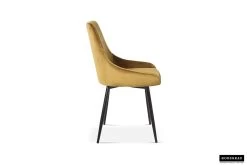 Chaise Mirano Métal/velours - Or -Meubles Tables Et Chaises Shop 9611 8 w3 2fdd