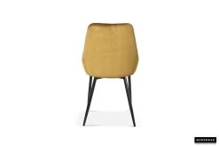 Chaise Mirano Métal/velours - Or -Meubles Tables Et Chaises Shop 9611 8 w4 eb09