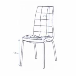 Chaise Merlino - Gris -Meubles Tables Et Chaises Shop 9616 1 2 d679