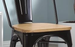 Chaise Victory - Noir/brun -Meubles Tables Et Chaises Shop 9622 2 d2 4138