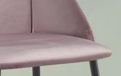 Chaise Maria Velours - Rose/noir -Meubles Tables Et Chaises Shop 9655 5 d3 7bcb