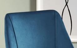 Chaise Maria Velours - Bleu/noir -Meubles Tables Et Chaises Shop 9655 6 d1 20b8