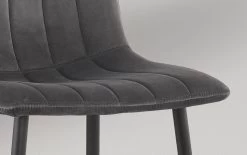 Chaise De Salle à Manger En Velours Willie - Gris/noir 9 Chaise De Salle à Manger En Velours Willie - Gris/noir -Meubles Tables Et Chaises Shop 9660 3 d3 0e0b
