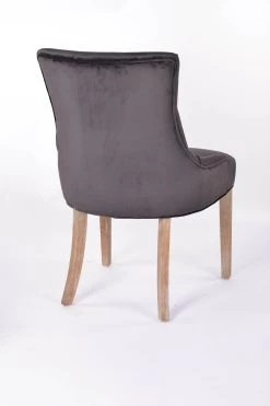 Chaise Christa En Velours - Gris/pieds En Bois 9 Chaise Christa En Velours - Gris/pieds En Bois -Meubles Tables Et Chaises Shop 9702 1 D 6951