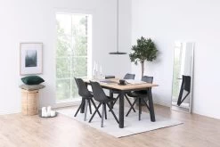 Chaise De Salle à Manger Dima - Aspect Cuir - Noir -Meubles Tables Et Chaises Shop 97180E89 4DD4 4F47 8012 CA710D8088FD de42