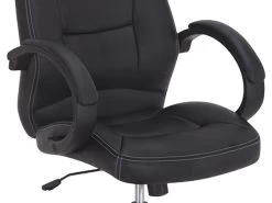 Fauteuil De Bureau Clever - Noir -Meubles Tables Et Chaises Shop 9720 C 0388