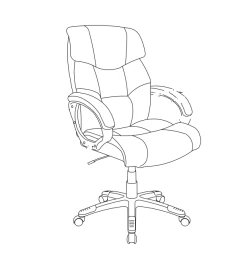 Fauteuil De Direction Dali - Brun -Meubles Tables Et Chaises Shop 9725 5ebb