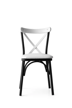 Ensemble De Chaises Lenn - Structure 100% Métal - Assise En Cuir PU - Blanc -Meubles Tables Et Chaises Shop 974NMB1176 20 202 1b5e