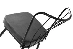 Ensemble De Chaises élégantes Et Confortables | 2 Pièces | Noir | Structure 100% Métal | Siège En Tissu Velours -Meubles Tables Et Chaises Shop 974NMB1185 20 205 5919