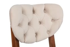 Vella Chair Set (2 Pcs) | 100% Wooden Frame | Velvet Fabric | Walnut Beige -Meubles Tables Et Chaises Shop 974NMB1197 20 207 6d3a