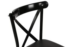 Vella Chair Set | 4 Pieces | Melamine Coated | Metal Legs | 42x81x40cm -Meubles Tables Et Chaises Shop 974NMB1215 20 207 d2e7