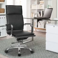 Fauteuil De Direction Vasco - Noir