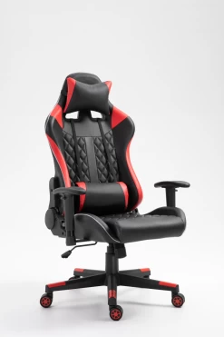 Chaise Gamer Nate Avec LED - Rouge/noir -Meubles Tables Et Chaises Shop 9805 1 A 1 faa0