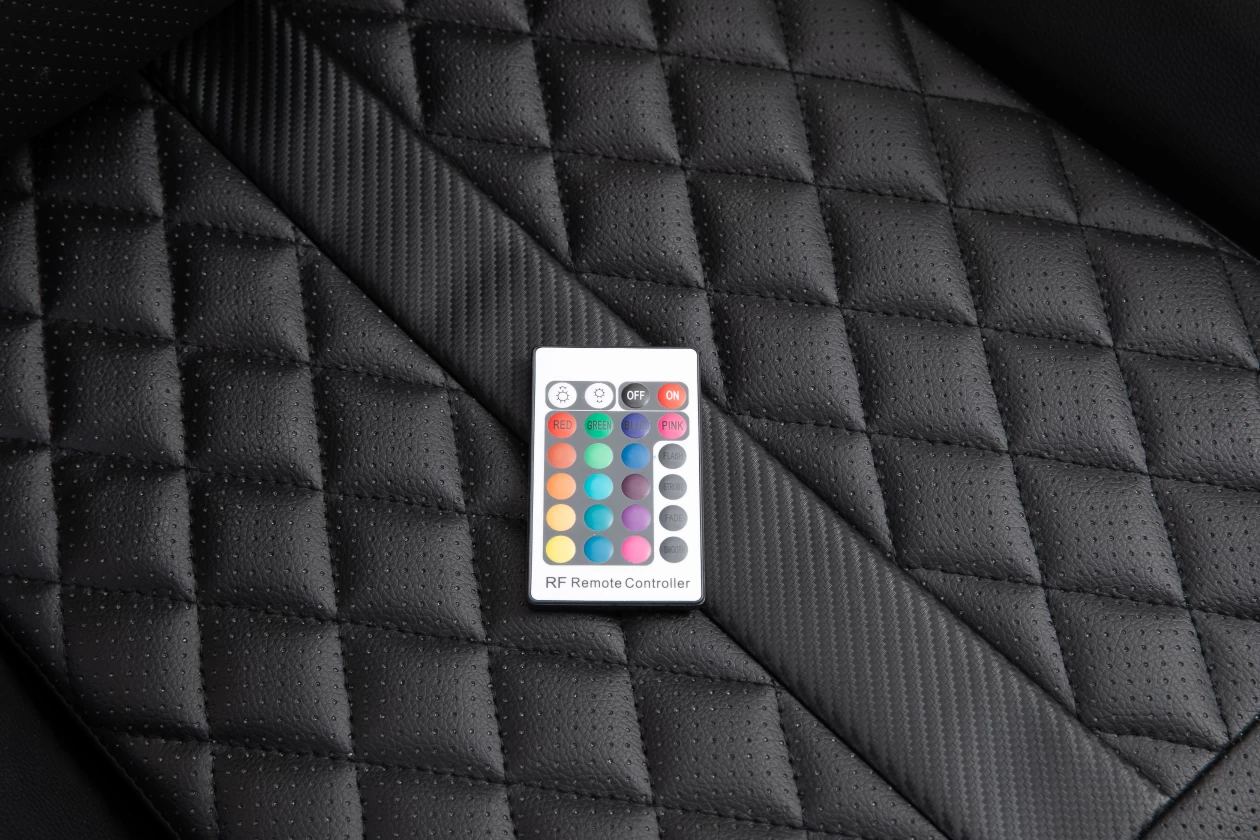 Chaise Gamer Nate Avec LED - Argent/noir 7 Chaise Gamer Nate Avec LED - Argent/noir – Image 7