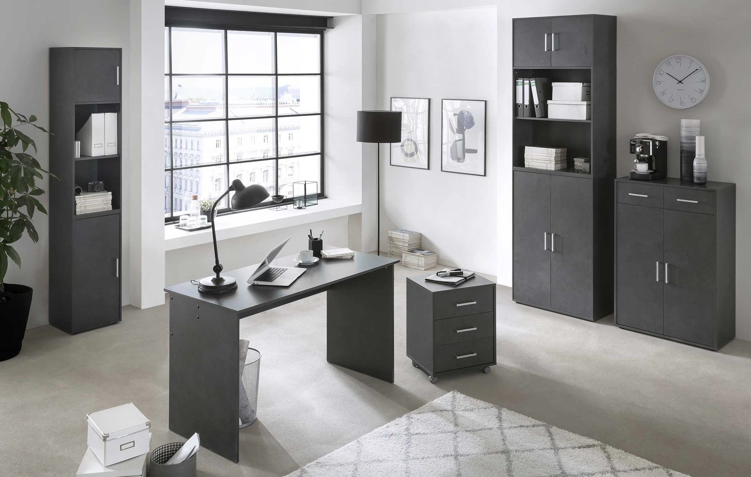 Caisson à Tiroirs Maxi-office - Graphite 2 Caisson à Tiroirs Maxi-office - Graphite – Image 2
