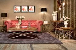 RICHMOND Table D'appoint Kensington 60x60cm - Brun/argent 13 RICHMOND Table D'appoint Kensington 60x60cm - Brun/argent -Meubles Tables Et Chaises Shop 9853 S4371 9852 9850 10 1bd5 1