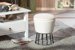 Pouf Ireen -Meubles Tables Et Chaises Shop 99040050 IREEN BEIGE b140