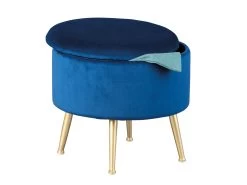 Pouf Willandra - Bleu -Meubles Tables Et Chaises Shop 99066005 02 c93b