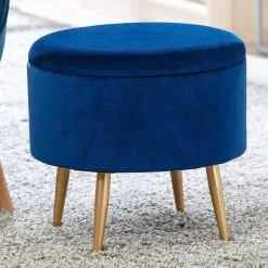 Pouf Willandra - Bleu