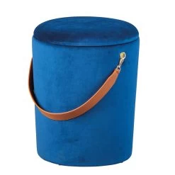 Pouf Papua - Bleu -Meubles Tables Et Chaises Shop 99066015 01 035d