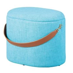 Pouf Dilia - Bleu -Meubles Tables Et Chaises Shop 99066030 01 77c2