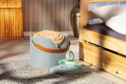 Pouf Dilia - Gris -Meubles Tables Et Chaises Shop 99086030 DILIA GREY 1 1a35