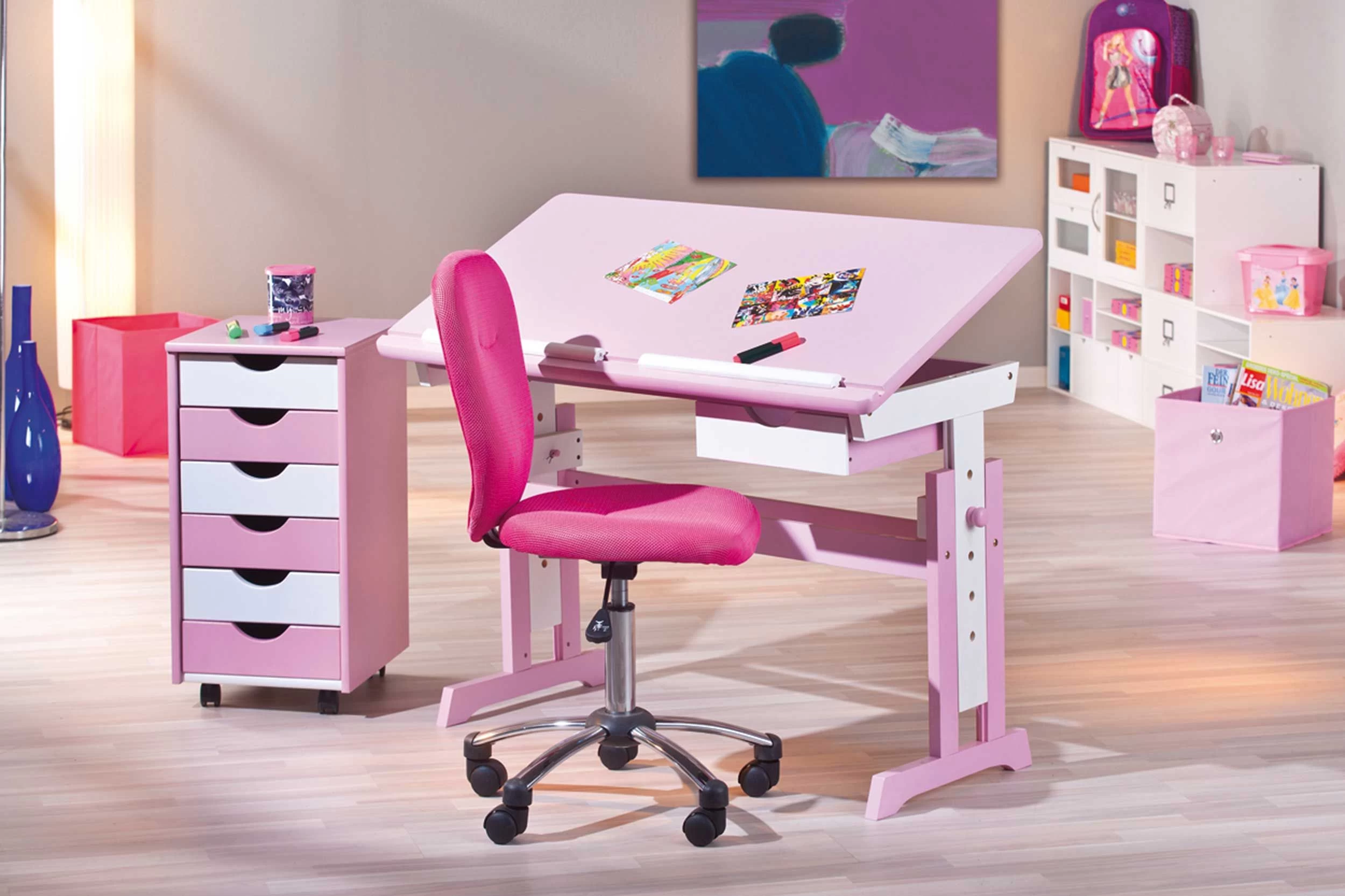 Bureau Dana Plateau Inclinable - Rose 4 Bureau Dana Plateau Inclinable - Rose – Image 4