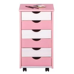 Caisson à Tiroirs Dana - Rose -Meubles Tables Et Chaises Shop 99800360 04 0e2e