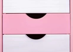 Caisson à Tiroirs Dana - Rose -Meubles Tables Et Chaises Shop 99800360 07 8508