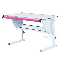 Bureau Matthijs Avec Plateau Inclinable - Blanc 15 Bureau Matthijs Avec Plateau Inclinable - Blanc -Meubles Tables Et Chaises Shop 99800670 05 a564