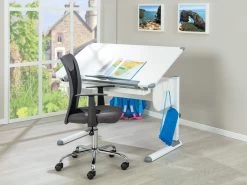 Bureau Studare 110cm Réglable - Blanc 12 Bureau Studare 110cm Réglable - Blanc -Meubles Tables Et Chaises Shop 99800690 08a 9aca