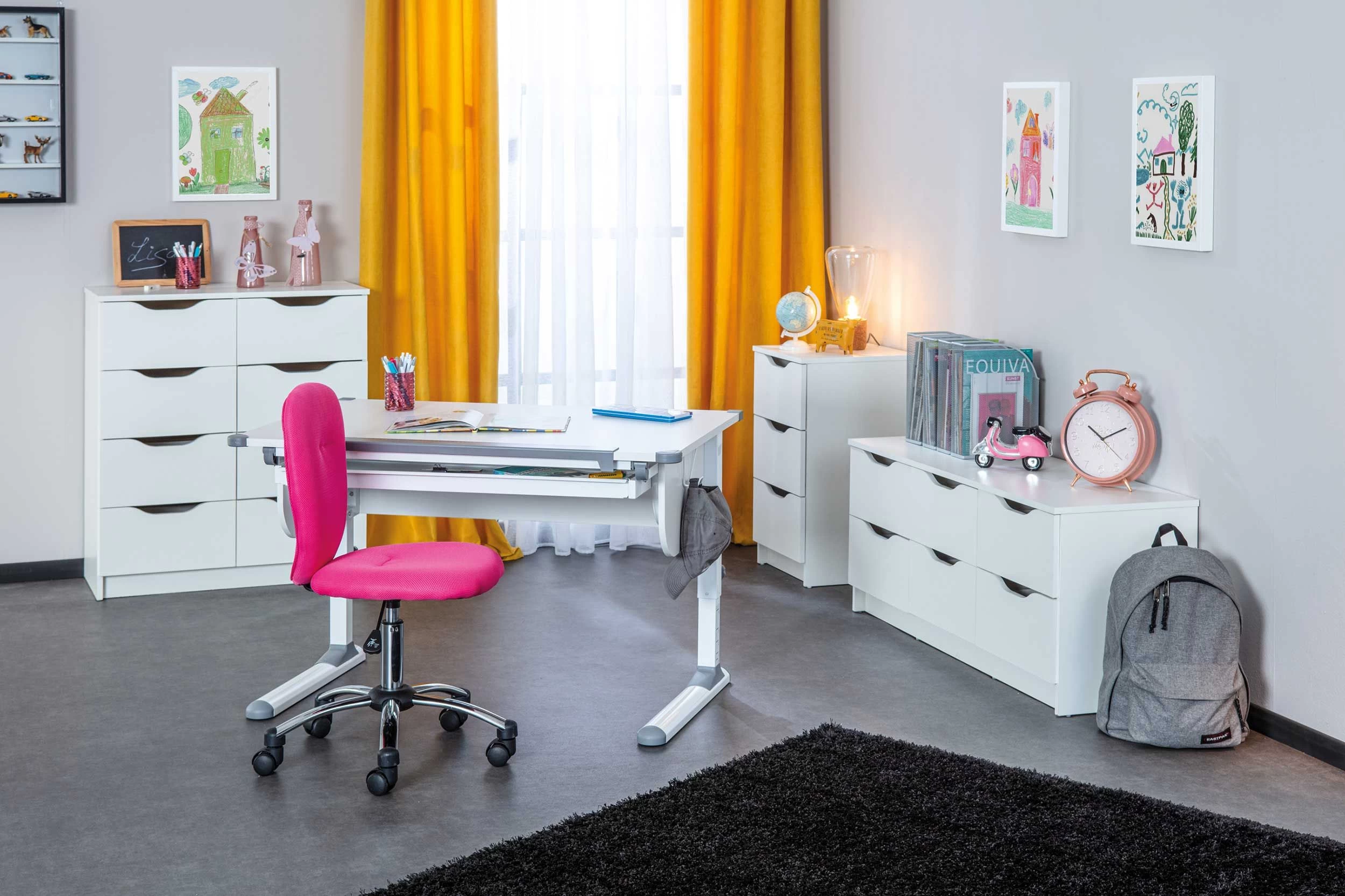 Bureau Studare 110cm Réglable - Blanc 9 Bureau Studare 110cm Réglable - Blanc – Image 9